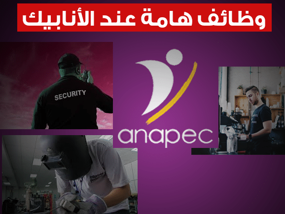 وكالة انابيك : مطلوب توظيف 10 منصب برواتب ما بين 8000 و 26000 درهم في عدة تخصصات 1 anapec